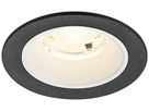 EB-LED-Deckenleuchte SLV NUMINOS S 6.7W 1050lm 4000K NB DALI DIM Ø80×52mm sz/ws