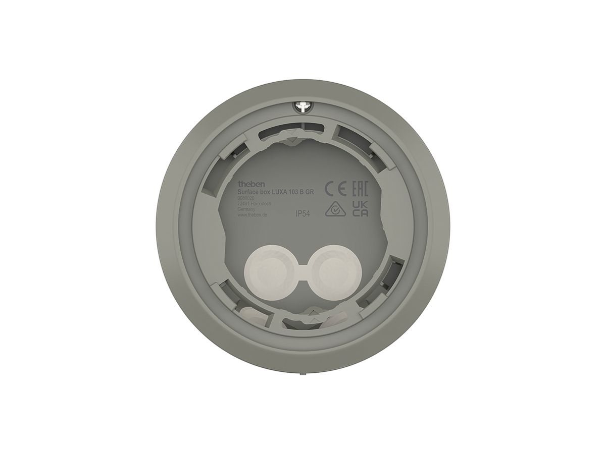 AP-Rahmen Theben Surface box LUXA 103 B für Präsenzmelder LUXA 103 grau