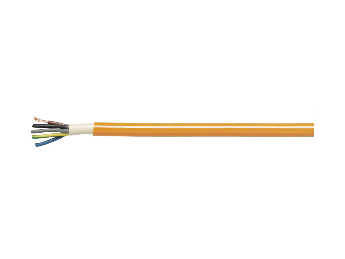 Kabel PUR-PUR 5×2.5mm² 3LNPE orange