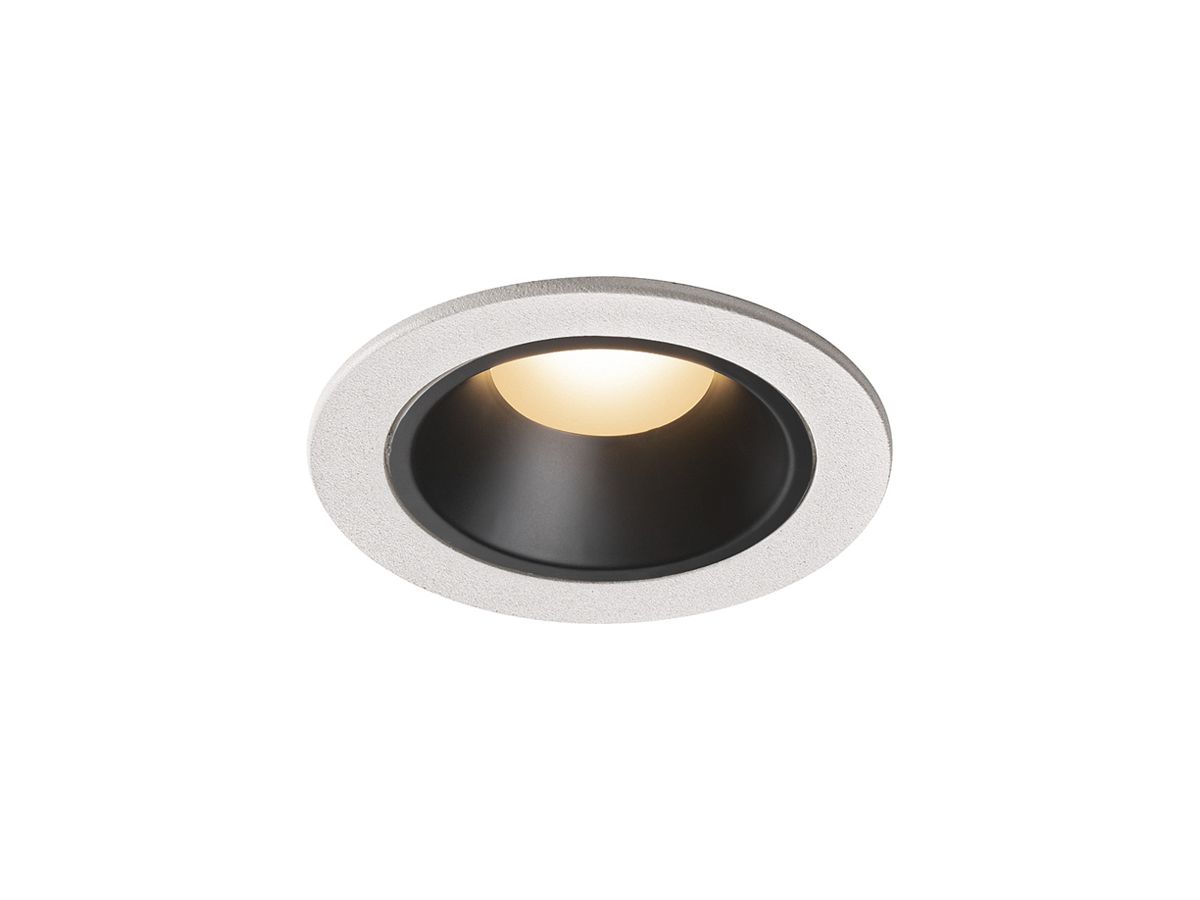 LED-Downlight SLV NUMINOS S 8.6W 670lm 2700K 20° DIM Ø80×52mm ws/sz