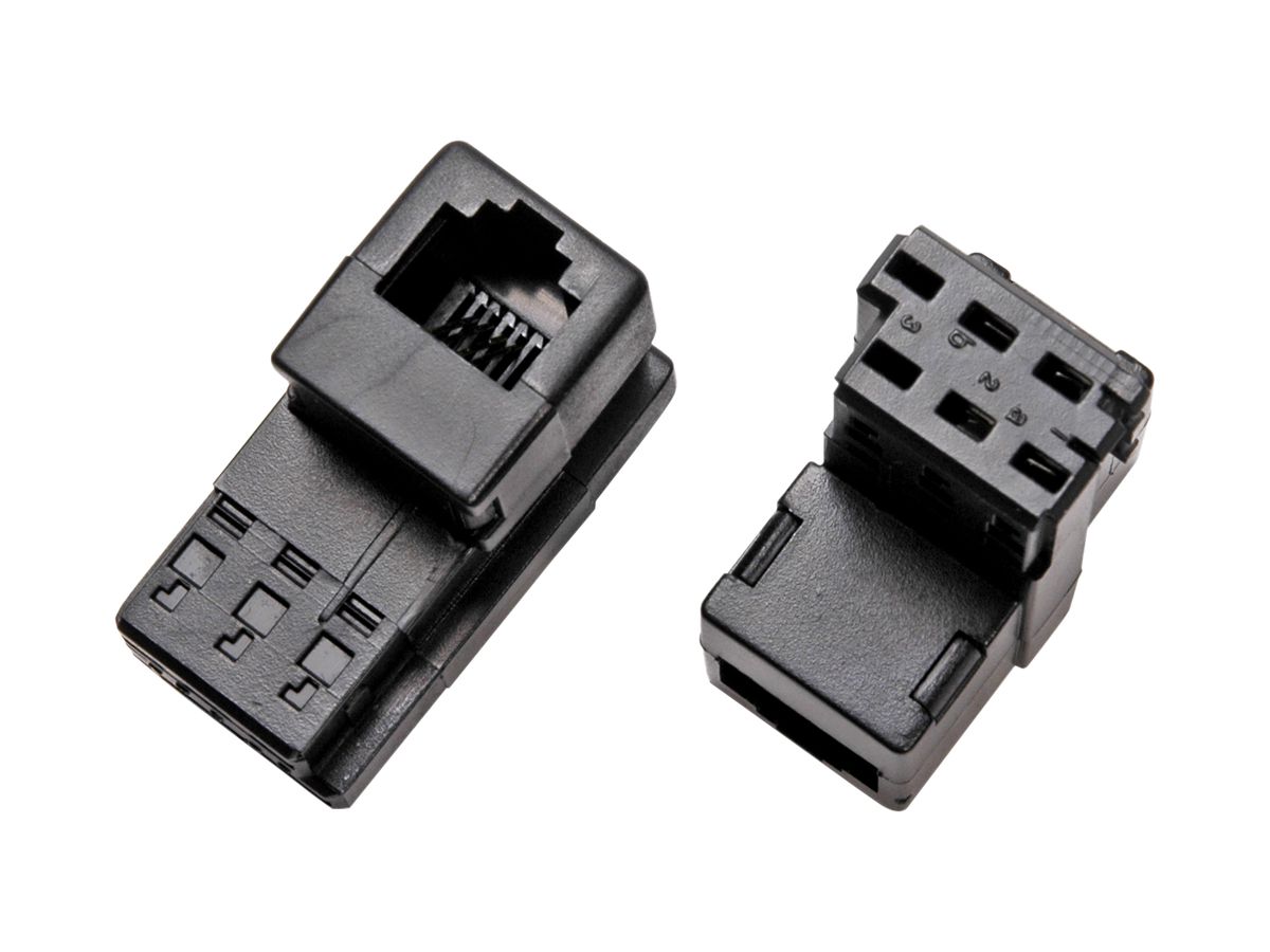 Direktadapter TT83m/RJ11f UTP, schwarz