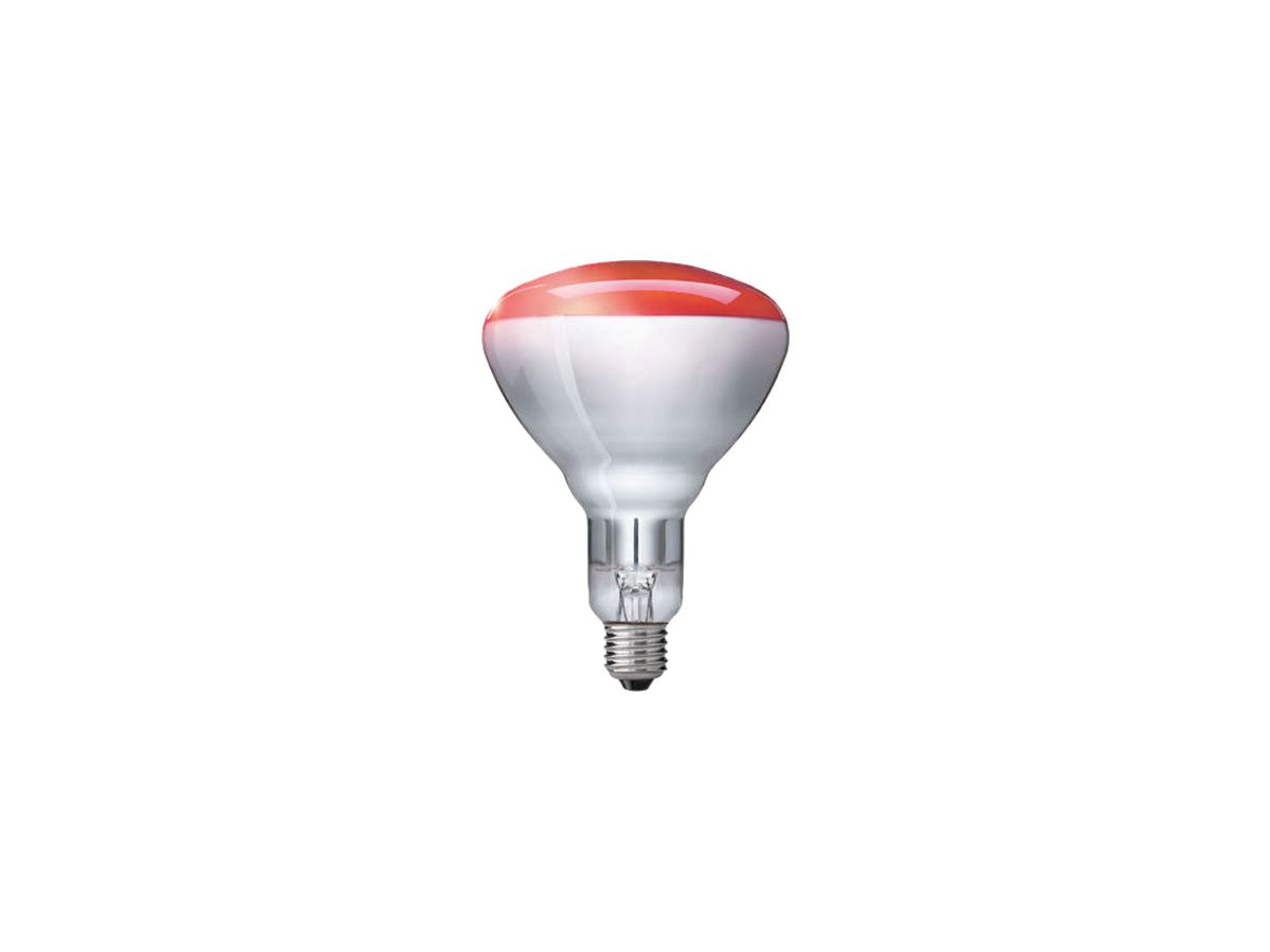 IR-Lampe E27 250W 240V rot dimmbar