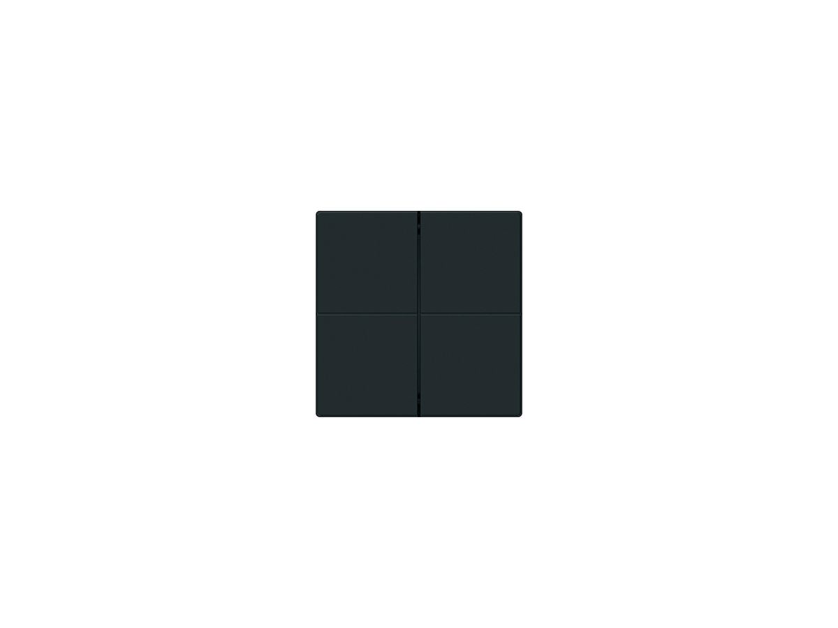 Knopf zu Funktaster Friends of Hue KAL, 4×, schwarz