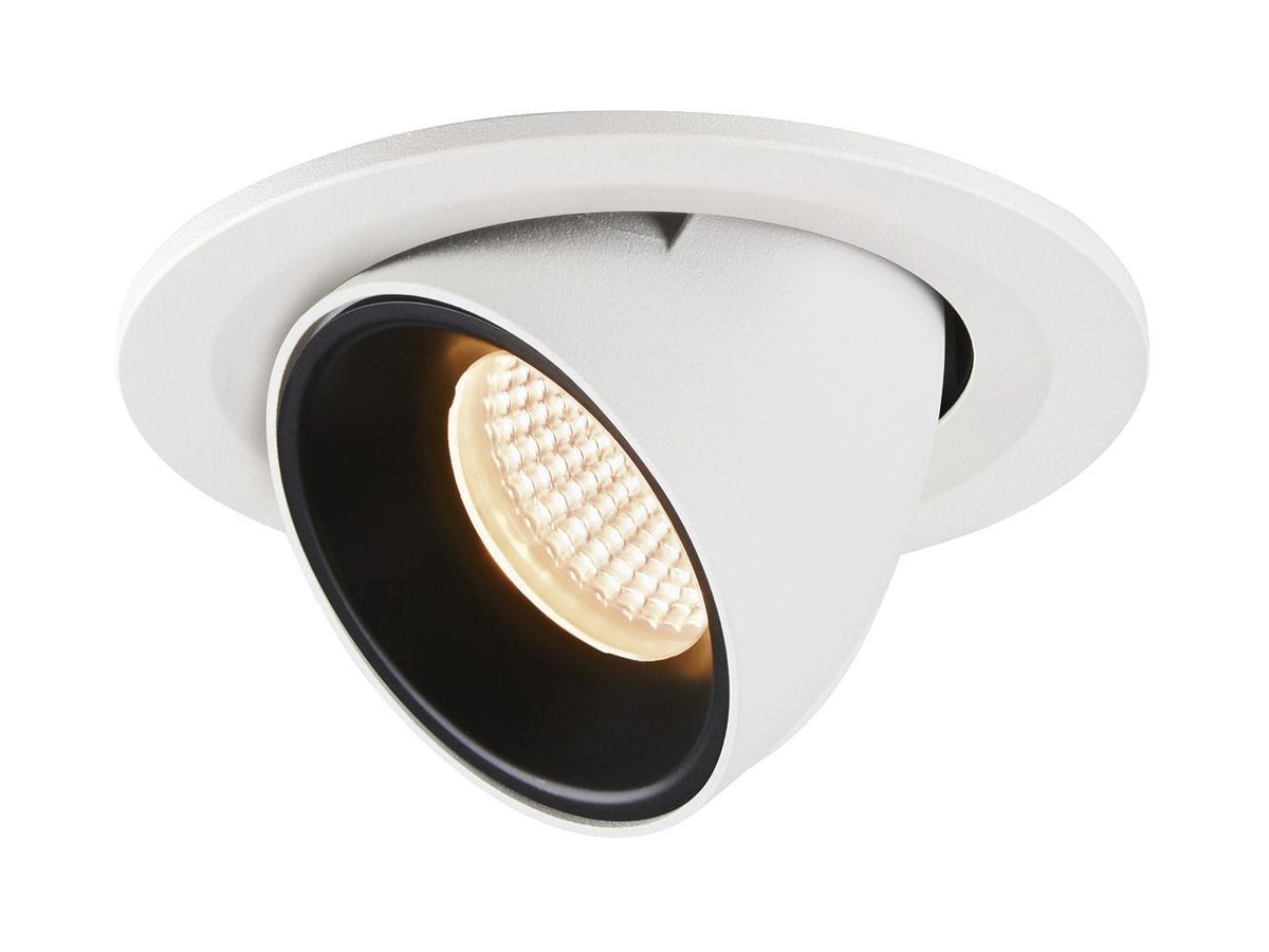 EB-LED-Downlight SLV NUMINOS GIMBLE S, 8.6W 250mA 670lm 2700K 55° ws/sz