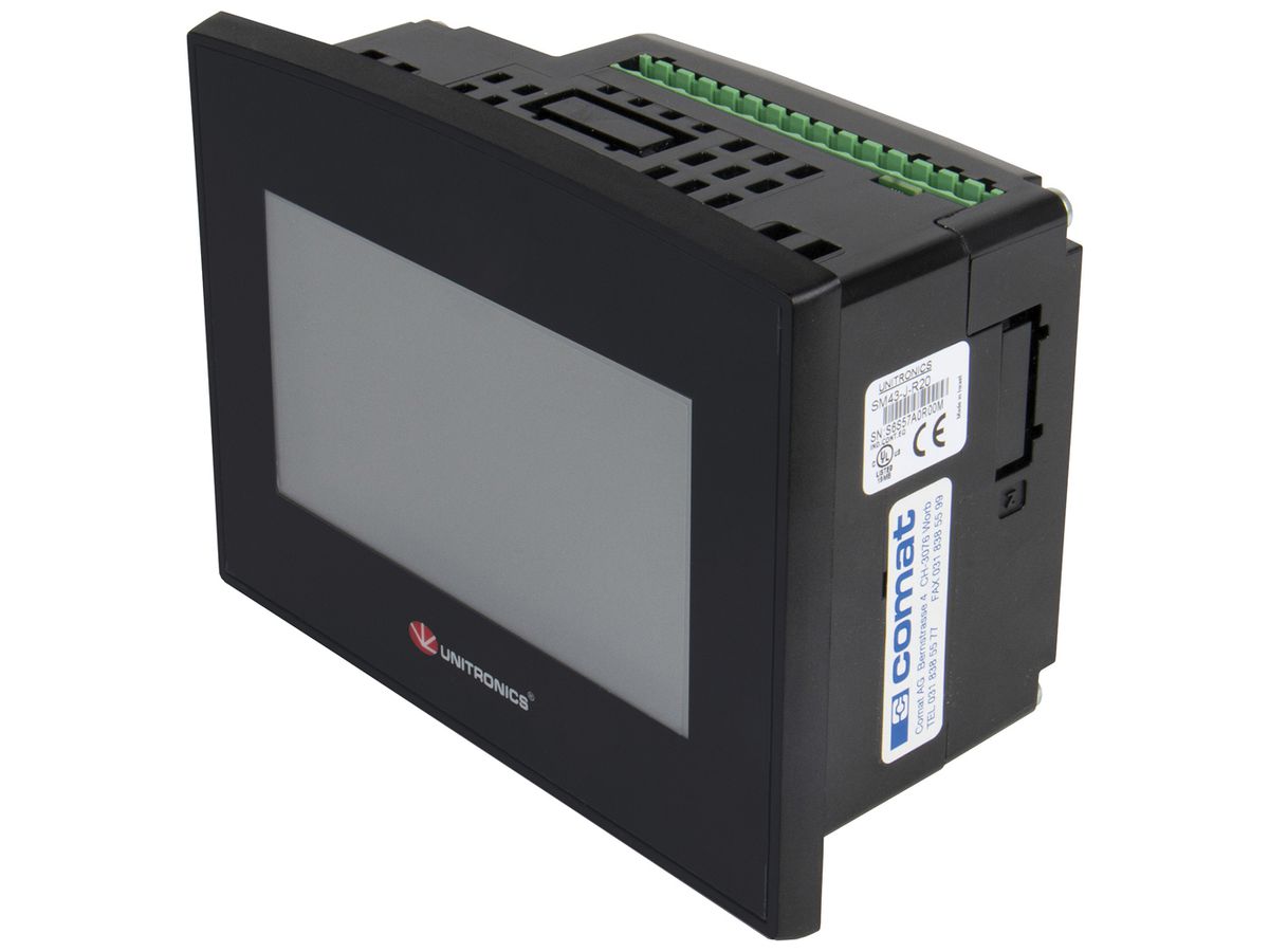 SPS-Grundgerät Unitronics SM43-J-RA22, 12DI 2AI 2PTC 1HSC, 2AO 8DO (Relais)