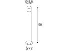 Pollerleuchte SLV GRAFIT round E27 90 11W 900mm IP44 Aluminium anthrazit