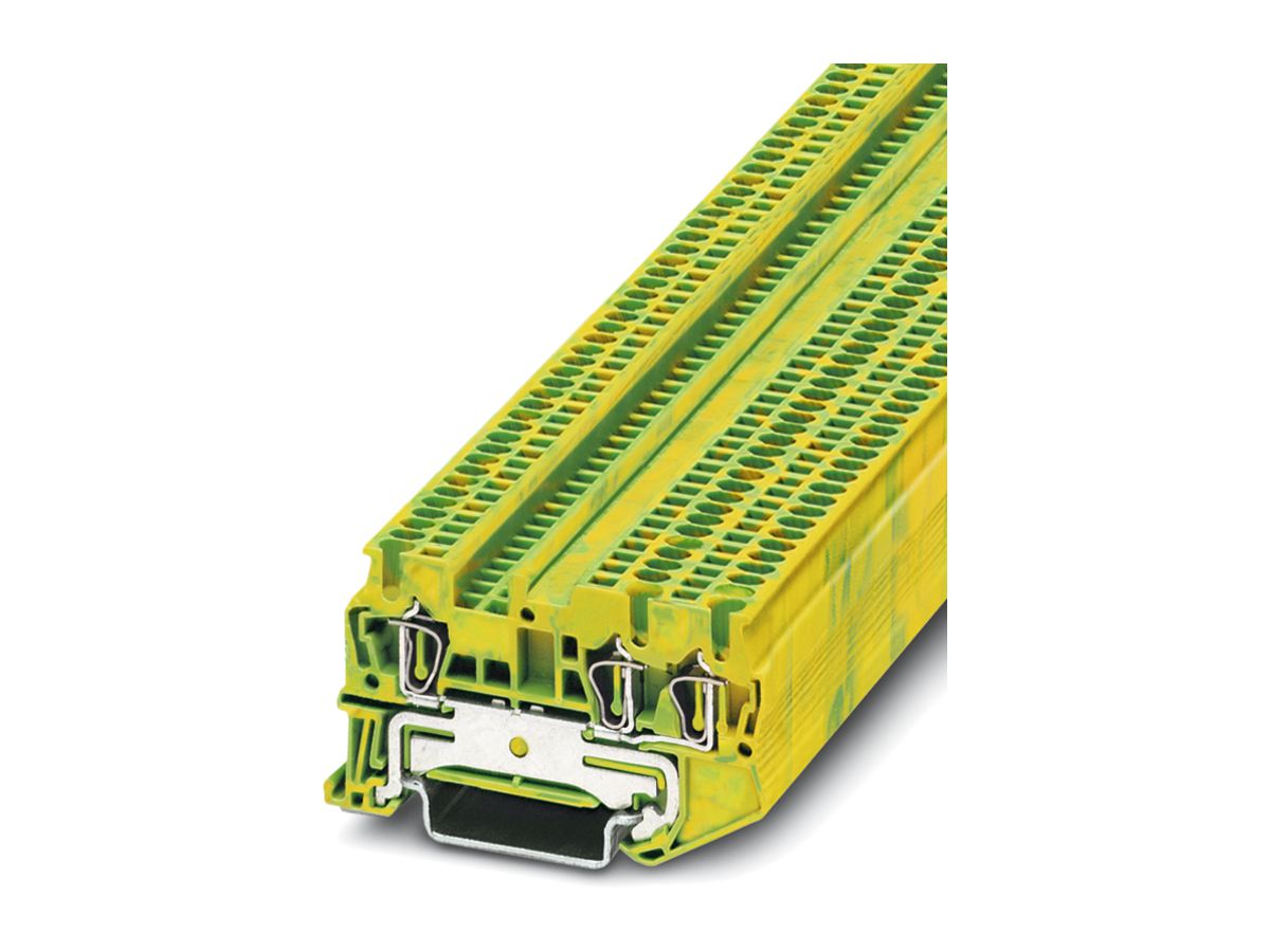 Durchgangsreihenklemme 0.08…1.5mm² grün/gelb ST 1.5-TWIN-PE