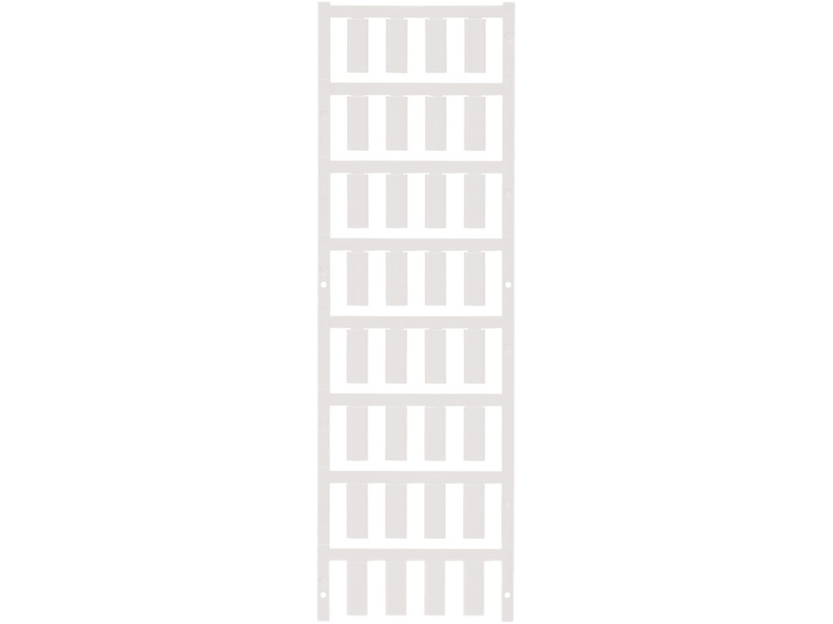Leitermarkierer Weidmüller MultiCard SF für Ø5.8…7.8mm 21×8.4mm PA66 weiss