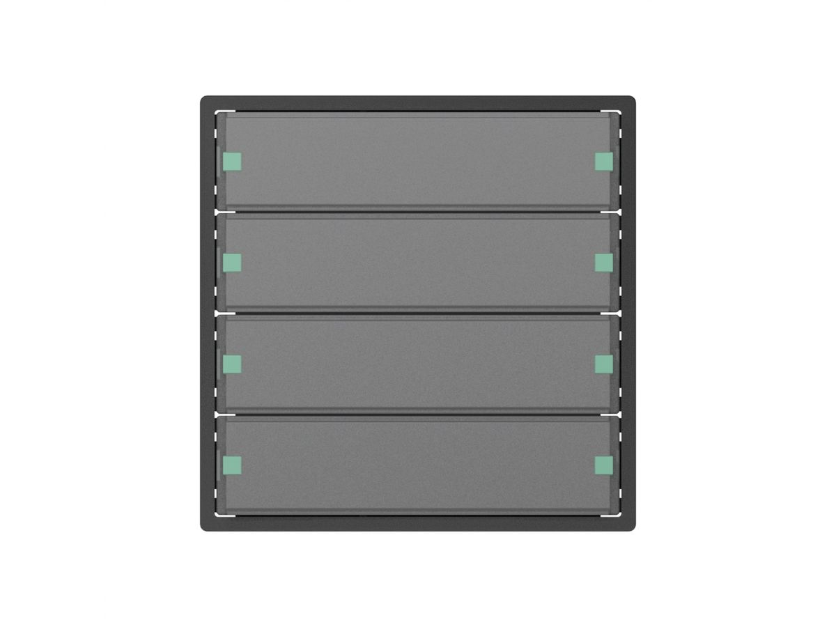 Tastsensor ABB SIDUS KNX Typ-E 4/8, anthrazit