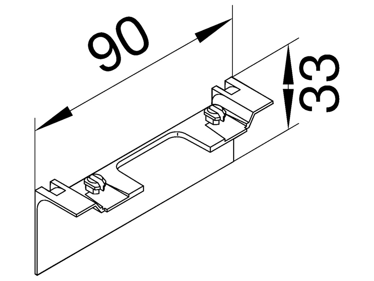 Geräteträgerschürze universal tehalit SL20080 verkehrsweiss