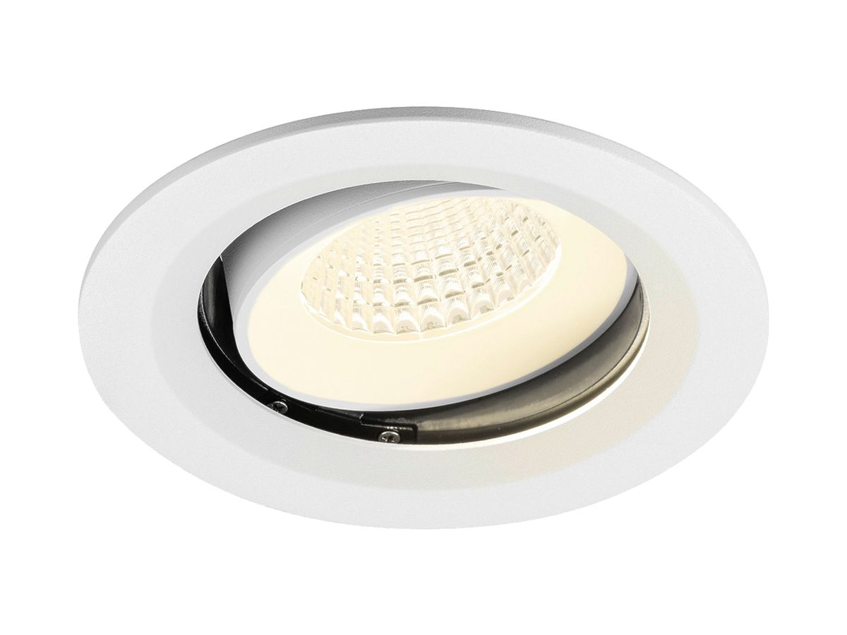 EB-LED-Spot SLV NUMINOS MOVE M 12W 1900lm 4000K WB DALI DIM Ø135×80mm ws