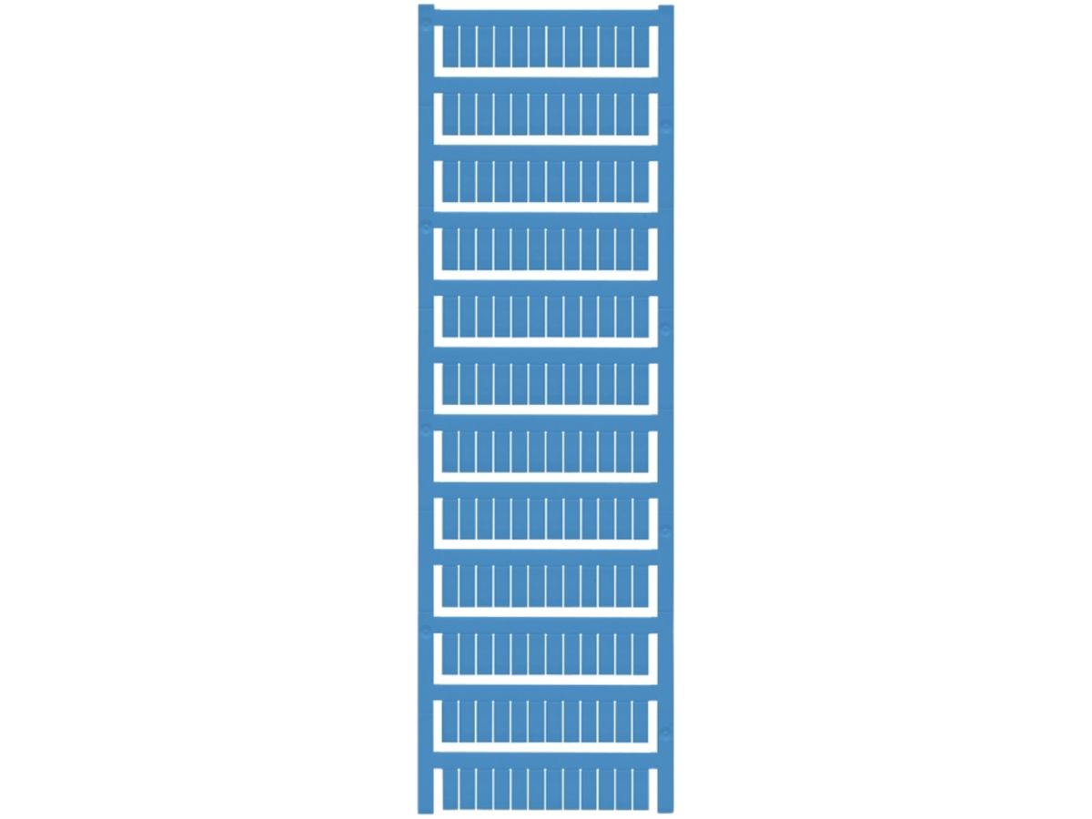 Klemmenmarkierer Weidmüller MultiCard WS 12×5mm PA66 blau