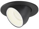EB-LED-Downlight SLV NUMINOS GIMBLE S, 8.6W 250mA 790lm 4000K 55° sz/ws