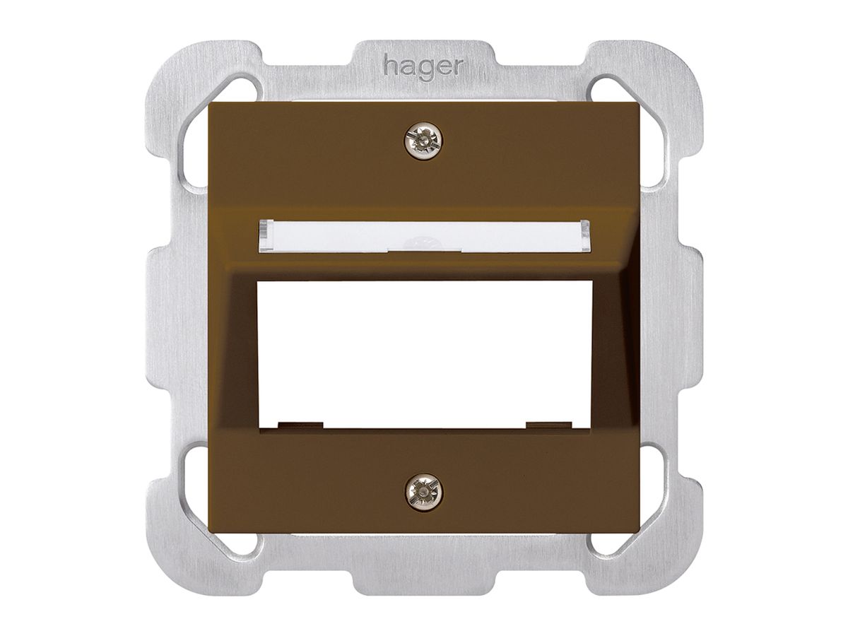 UP-Montageset für 1 M3 Multimedia-Modul kallysto braun