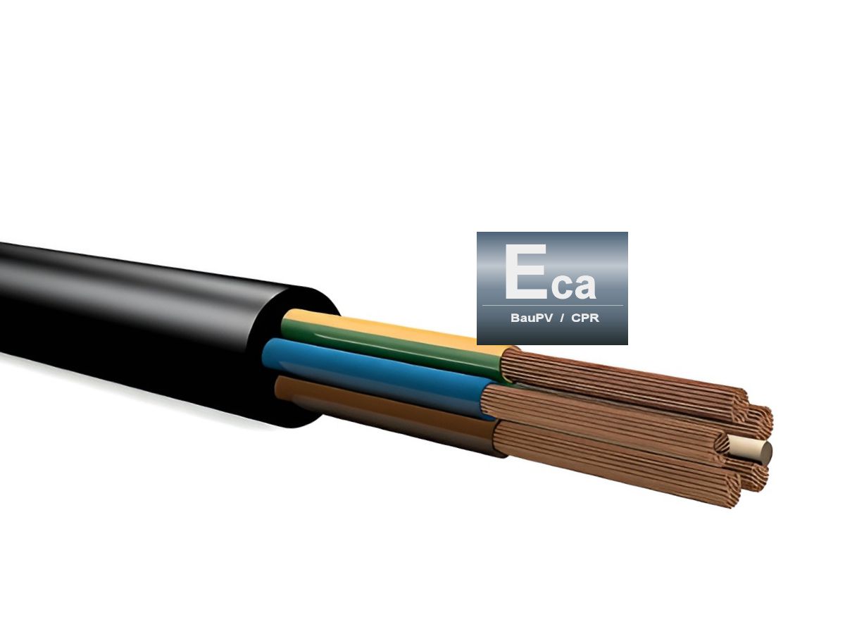 GDV (H07 RN-F) 3x1mm² LNPE Eca sz - Eca