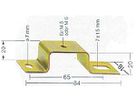 Tragschienenträger Weidmüller TST 2/M5 Stahl