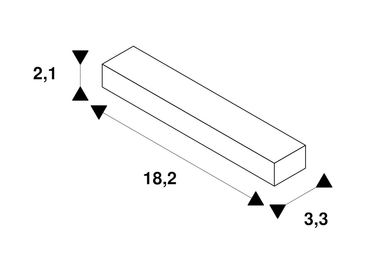 Verbinder/Montageclip SLV für gependelte Stromschiene S-TRACK 3-phasig, weiss