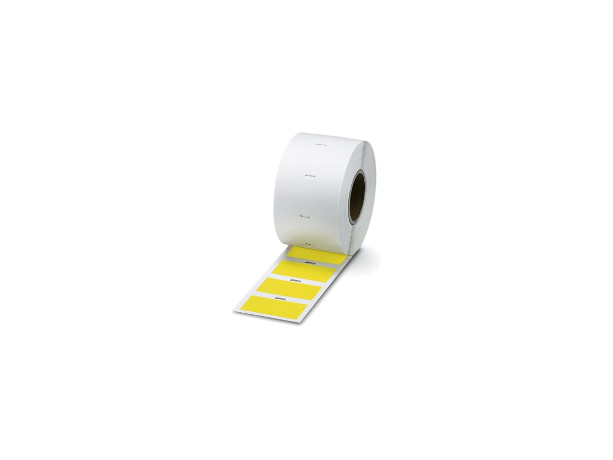 Etikettenrolle EML R YE gelb 51×25mm, selbstklebend