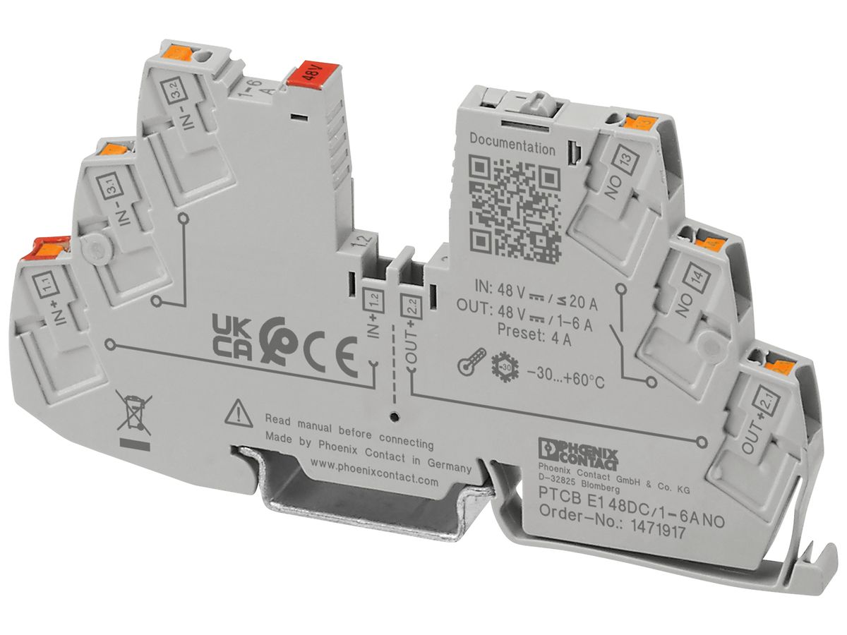Geräteschutzschalter PX PTCB E1 48DC/1-6A NO