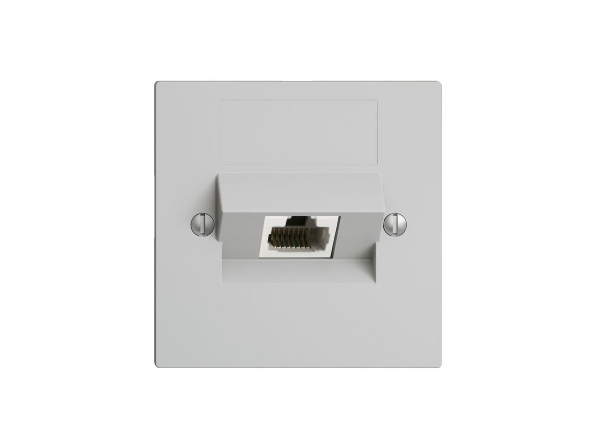 UP-Dose 1×RJ45/u 4P ITplus EDIZIOdue hellgrau