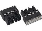 Stecker WAGO Winsta 4L 0.5…4mm² schwarz