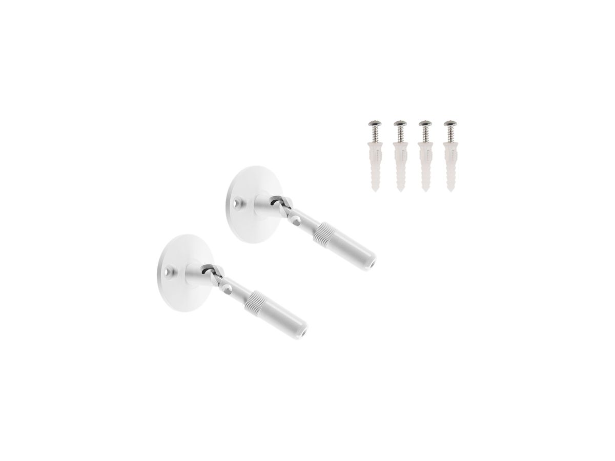 Wandhalter SLV für TENSEO, lang 2 Stück weiss