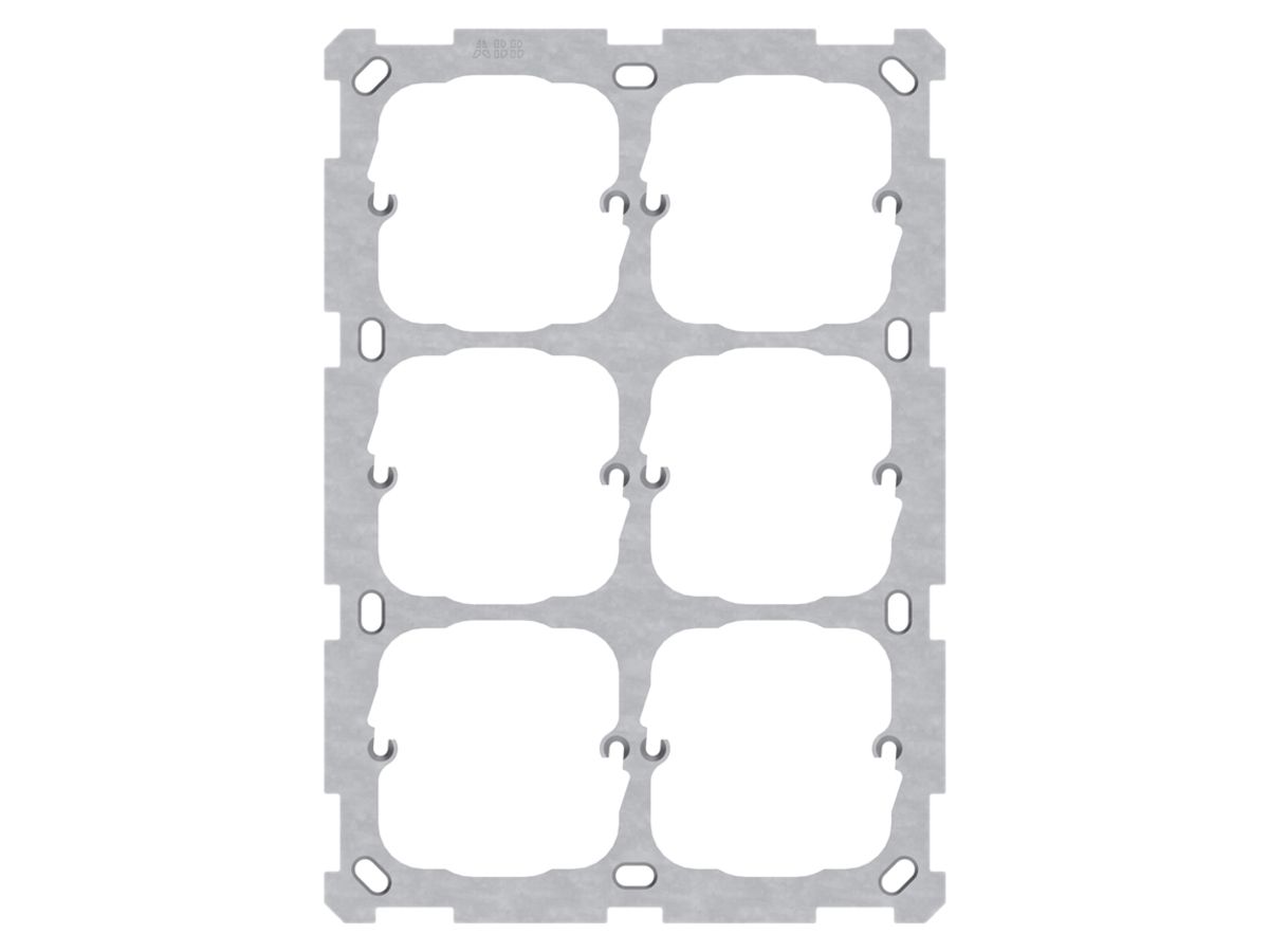 UP-Befestigungsplatte ABB 3×2 6×52