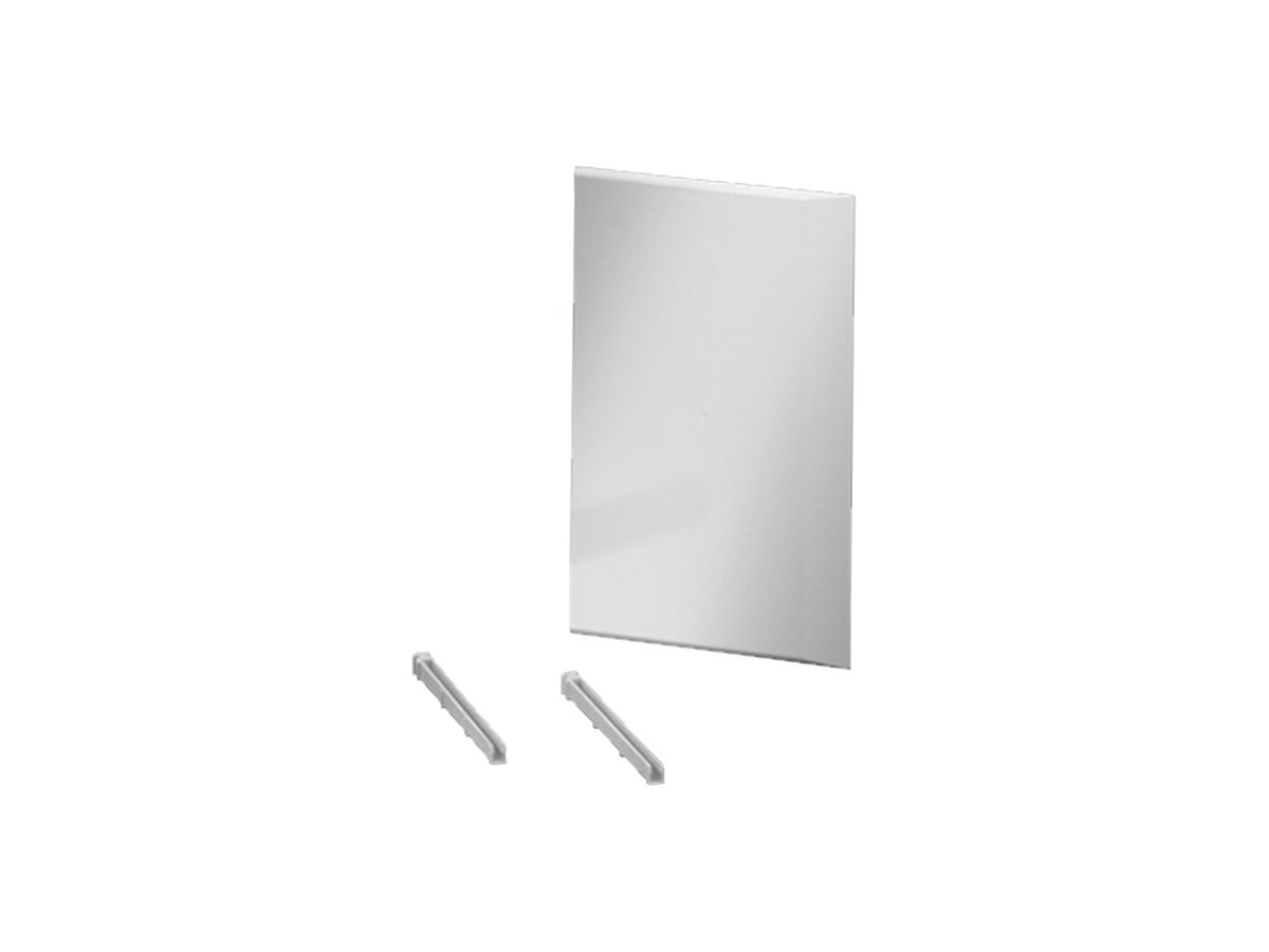 Verschlussplatte grau 180mm für Apparategehäuse Enystar