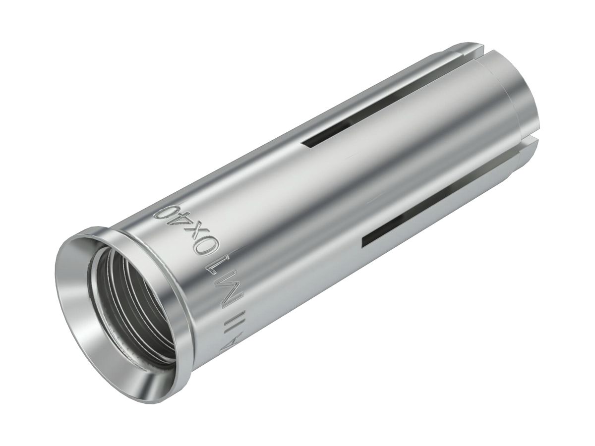 Einschlagdübel BET EA II M10 Ø12×40mm St galvanisch/ elektrolytisch verz.