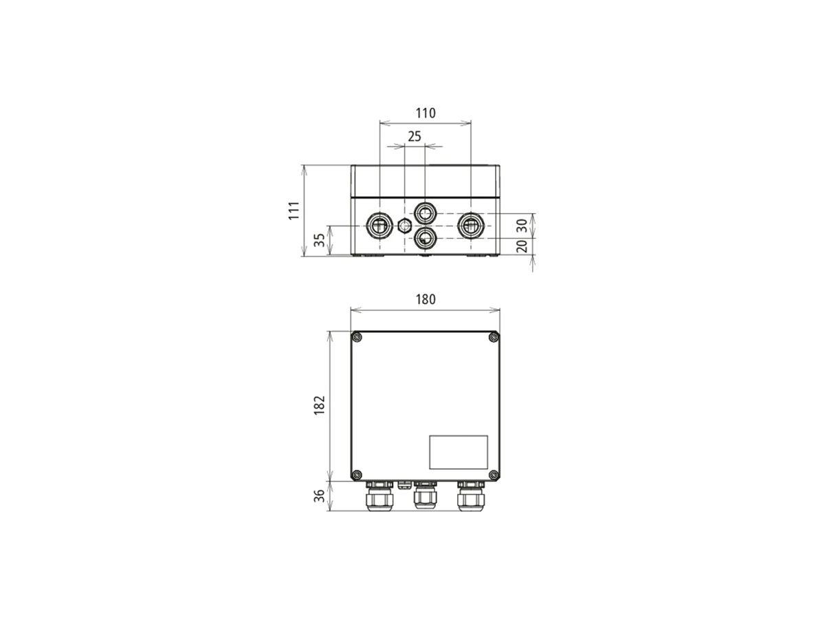 Generatoranschlusskasten DEHN SE DCU 2 YPV 1+2 1000 1M 2S FM
