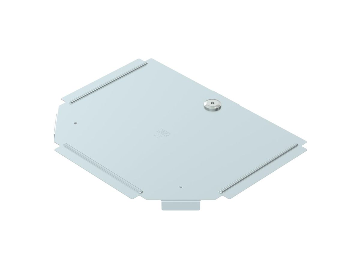 Deckel BET RTD zu T-Stück 150mm Stahl bandverzinkt
