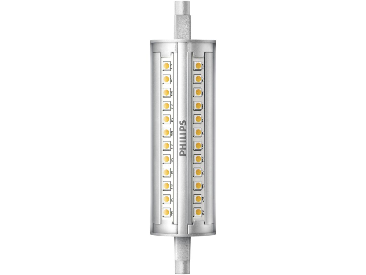 LED-Lampe CorePro R7s DIM 14…100W 230V 3000K 1600lm Ø29×118mm klar