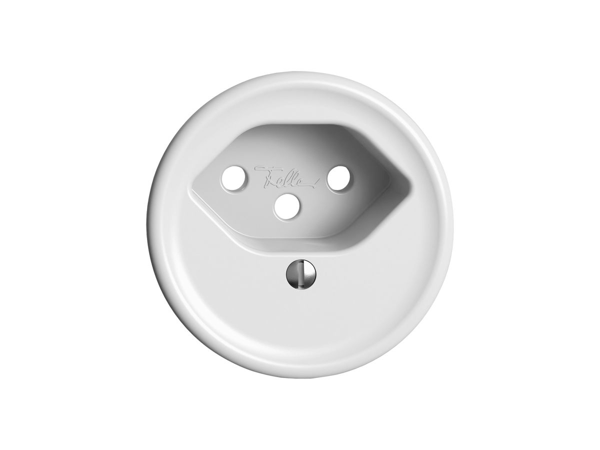 Frontscheibe Feller 1×T13 Ø53mm weiss