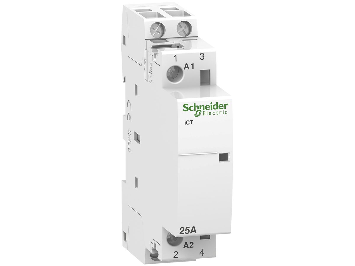 Installationsschütz Schneider Electric CT 2P 25A 24V AC 2S