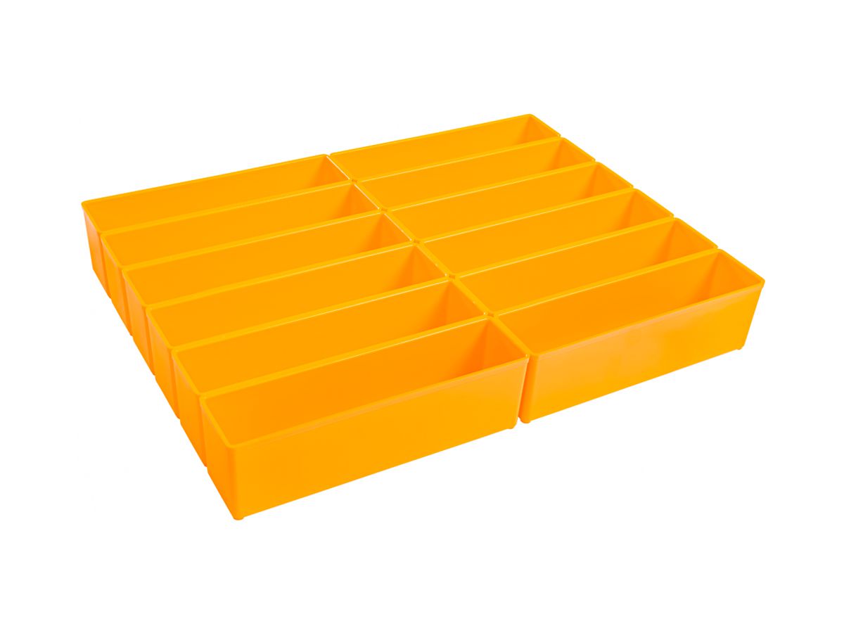 Sortiereinsatz BS Systems Insetbox F3 208×63×52mm Kunststoff orange
