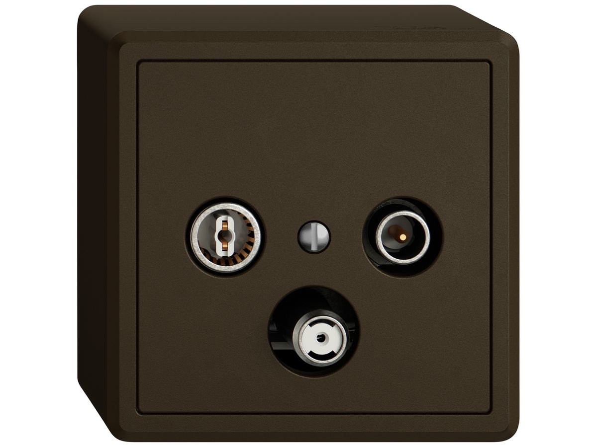 AP-Antennendose TV-R-SAT EDIZIO.liv SNAPFIX® DB52 Stichdose br