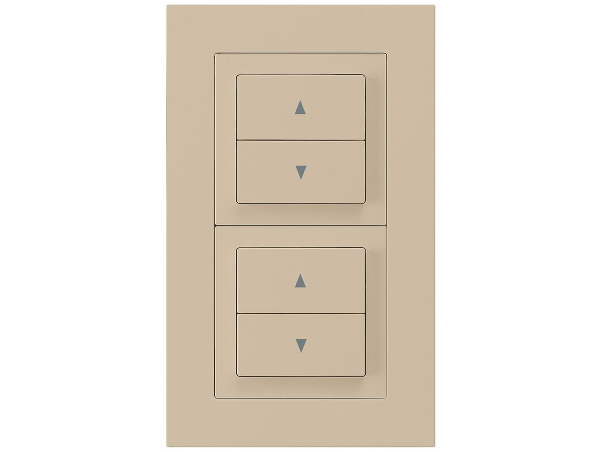 UP-Kombination kallysto.pro Gr.I-I vertikal 2×Storenschalter beige