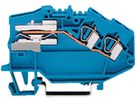 Neutralleiter-Trennklemme WAGO 4mm² 2L blau