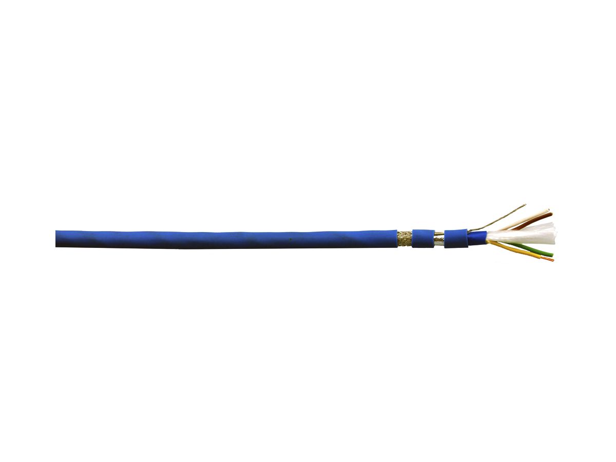 Steuerkabel Securaflex (St) C 12×2×0.75mm² DIN, 300V, Ø20mm, Dca, blau