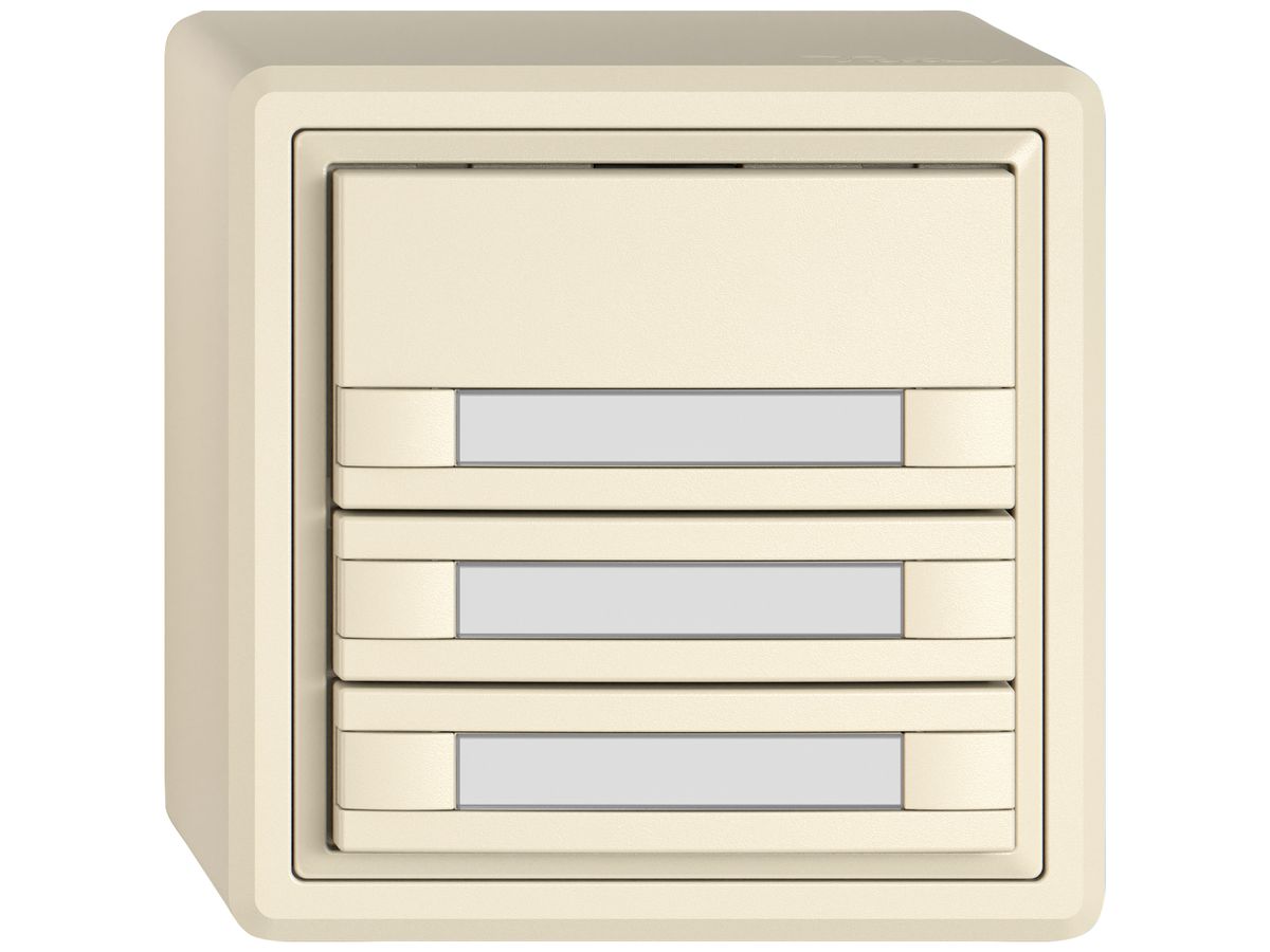 AP-KNX-Taster RGB EDIZIO.liv SNAPFIX® Temperaturfüh.o.LED Pap.3×T 2-Tbed.cr