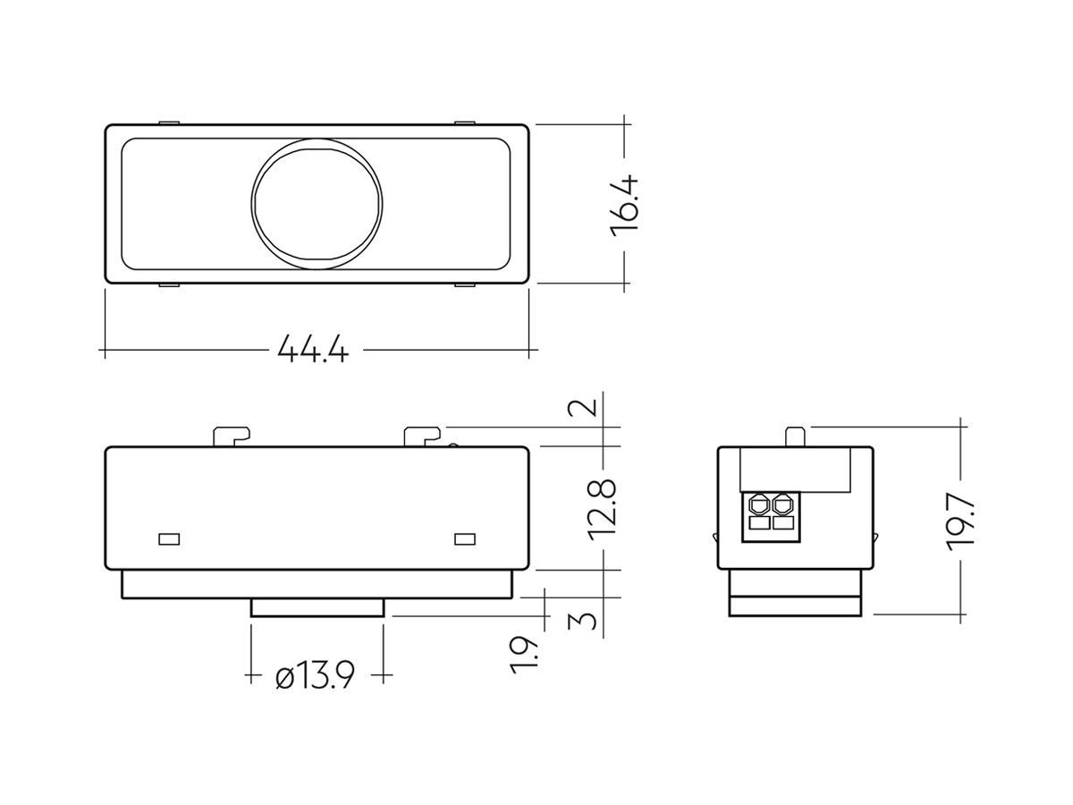 EB-Bewegungs-/Lichtmelder Tridonic DALI-MSensor G3 SSM 5DPI, weiss