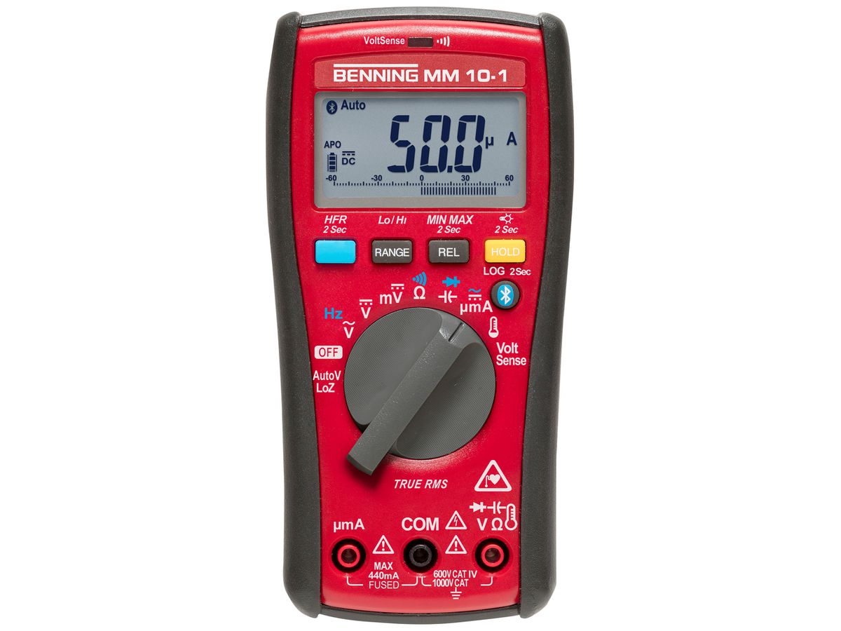 Digital-Multimeter Benning MM 10-1 1000VUC 400mA 40MΩ Cat IV 600V