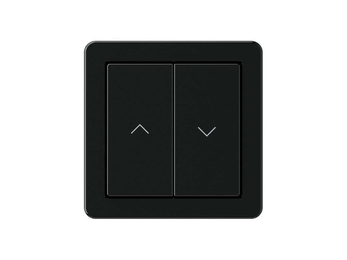 KNX-Storentaster Hager BA basico A 2-fach 58×58mm schwarz