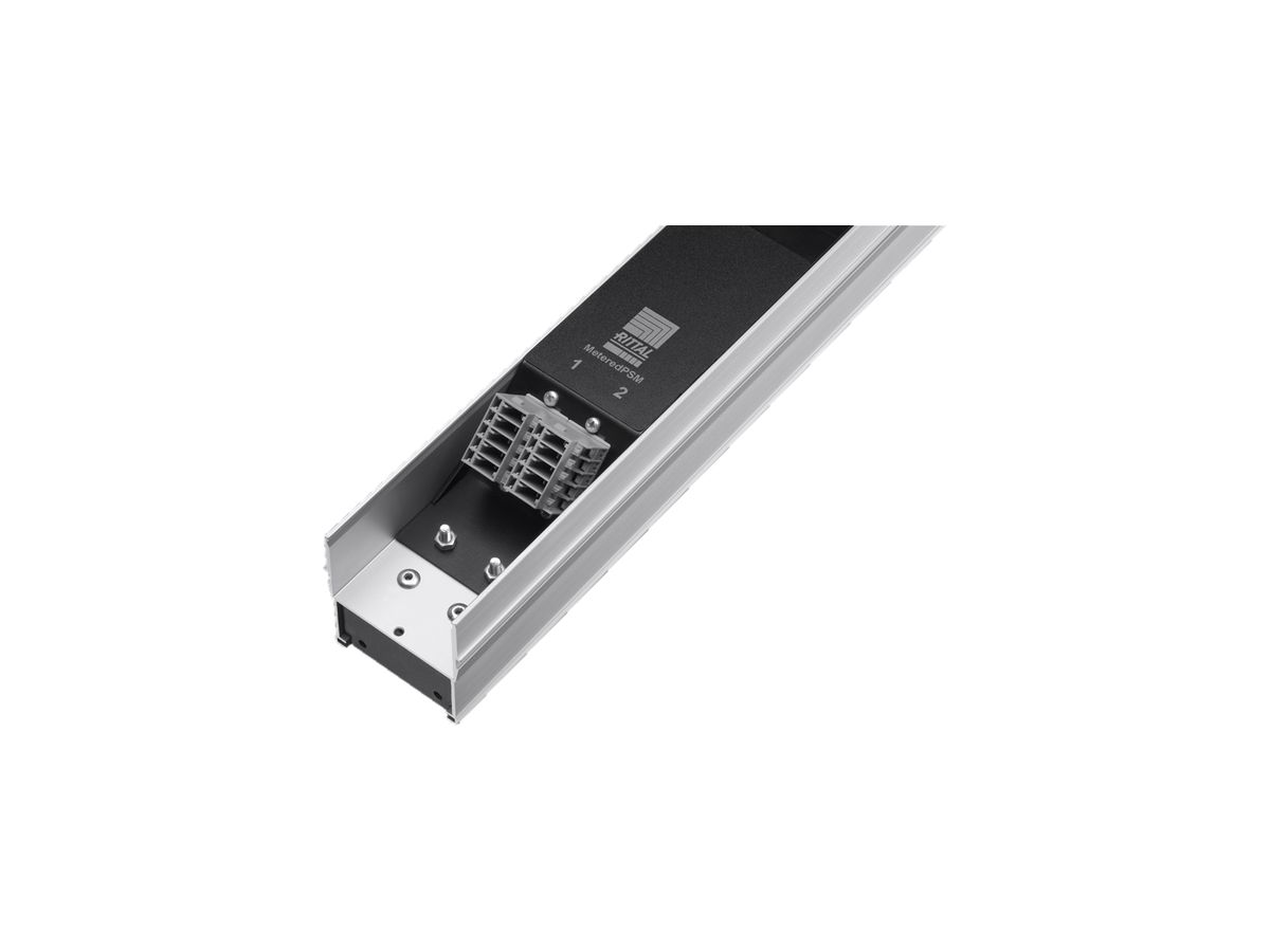 Stromschiene DK Rittal 1200mm 4×Module 2×3-phasig, 16A