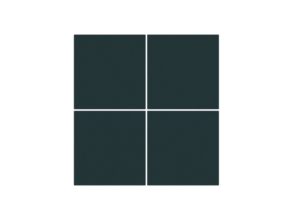 Frontset KAL 4×Tasten 4×Betätigungspunkte schwarz