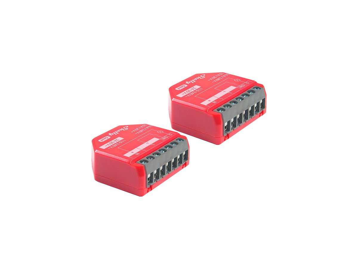 EB-RF-Schaltaktor Shelly 1PM Gen4 Zigbee/Bt/Wi-Fi 1-Kan 110…240V 2Stk