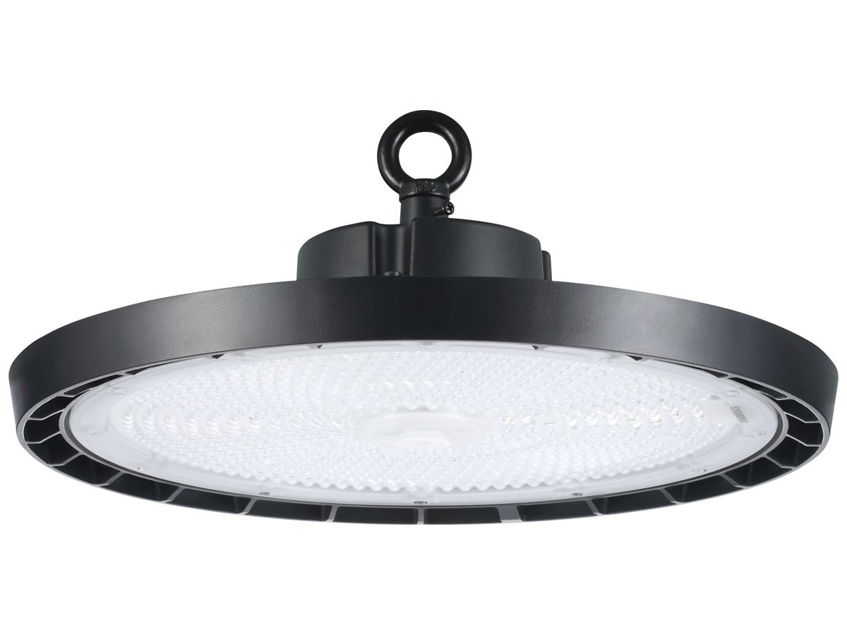 LED-Hallenstrahler Sylvania Granit 165W 26400lm 865 85° IP65 0…10V schwarz