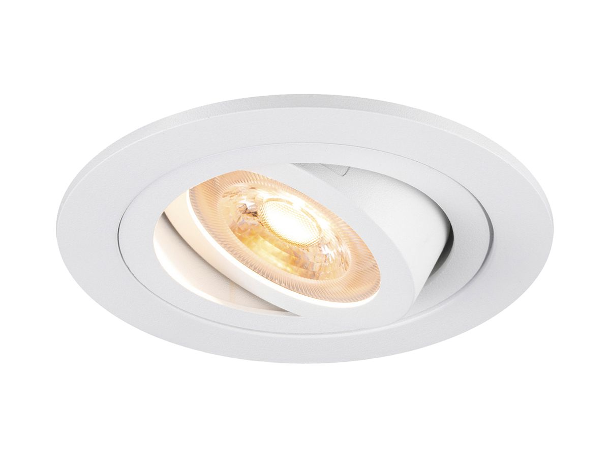 LED-Downlight SLV NEW TRIA 75 GU10 1×10W Ø93mm weiss