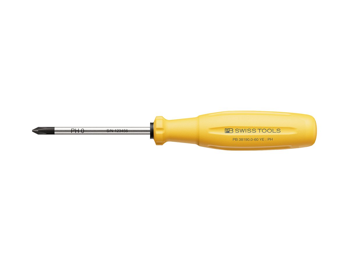 Schraubenzieher PH PB SwissGrip Evo Gr.0 60mm