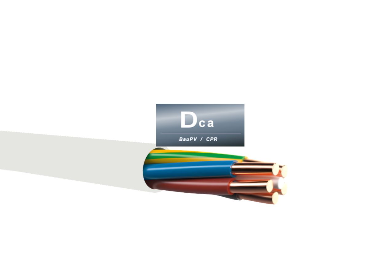 FE0 4x1.5mm² 2LNPE Dca weiss - Dca, s2 d2 a2